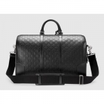 GUCCIグッチシグネチャーレザーダッフル 旅行カバン 2WAYボストンバッグ ショルダーバッグ 406380 CWCBN 1000