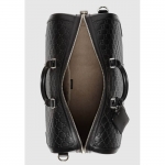 GUCCIグッチシグネチャーレザーダッフル 旅行カバン 2WAYボストンバッグ ショルダーバッグ 406380 CWCBN 1000