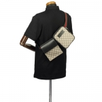 GUCCIグッチ ボディバッグ メンズ ベージュ エボニー 450956 K6RHX 9678