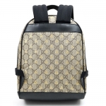 グッチ 【GUCCI】 GGスプリーム キャンバス ビー バックパック ベージュ×ブラックレザー リュックサック デイパック レディース 蜂 ハチ プリント 427042 9N0AG 8319