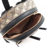 グッチ 【GUCCI】 GGスプリーム キャンバス ビー バックパック ベージュ×ブラックレザー リュックサック デイパック レディース 蜂 ハチ プリント 427042 9N0AG 8319