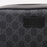 グッチ GUCCI GGスプリームキャンバス ショルダーバッグ クラッチ ブラック×グレー [メンズ] 574886 K5RLN 1095