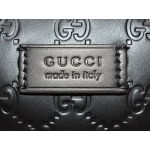 GUCCI シグネチャーブリーフケース  ブラック レザー シンプル レディース メンズ ユニセックス 435322 CWCBN 1000​