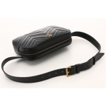 グッチGUCCI ウエストバッグ　ベルトバッグ　GGマーモント　ブラック　ゴールド金具　GG 523380・467891　