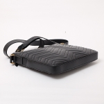 グッチ GUCCI GGマーモント キルティングレザー ショルダーバッグ ブラック [メンズ] 523369 DTDHT 1000