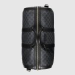 GUCCIグッチ GGスプリーム キャリー オン ダッフルバッグ 2WAY ハンドバッグ ボストンバッグ 旅行カバン トラベルバッグ ブラック 黒 レザー 474131