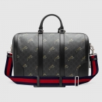 グッチGUCCI  GGスプリーム タイガー トラベルバッグ 2WAY ハンドバッグ 旅行カバン474131 G02AN 8992