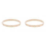 カルティエ ブレスレット ラブブレス フル ダイヤ PG ピンクゴールド 18K バングル B6033197