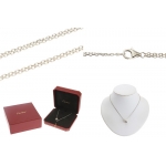 カルティエ ラブ スリーフープ ダイヤ ネックレス WG PG 18K  B16025350