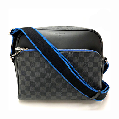 ルイヴィトン LOUISVUITTON デイトンPM  グラフィット ブルー メッセンジャーバッグ ショルダーバッグ N42423​