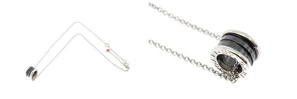 ブルガリ セーブザチルドレン シルバー ネックレス ビーゼロワン CL854655