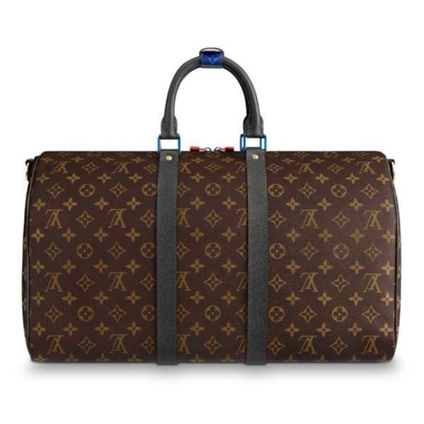 ルイヴィトン LOUIS VUITTON バッグ メンズ レディース ハンドバッグ キーポル・バンドリエール 45 モノグラム タイガ M43856