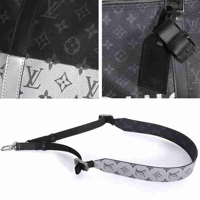 LOUIS VUITTON ルイヴィトン  限定　キーポル　バンドリエール50 　ボストンバッグ　ツートン　ブラックシルバー M43817​