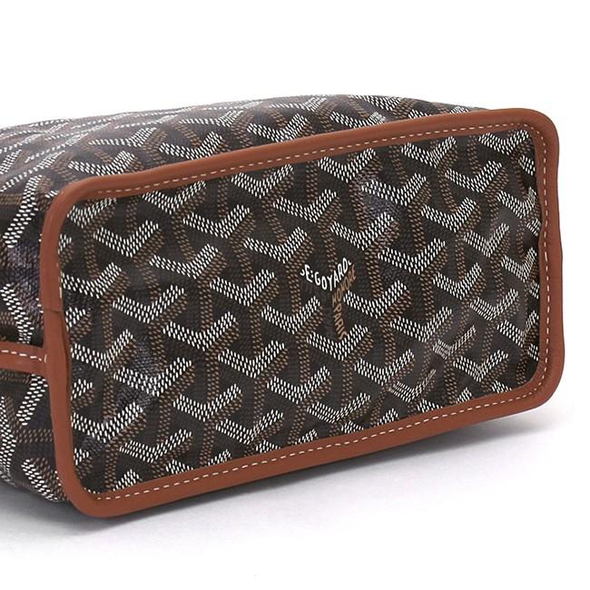 ゴヤール GOYARD アンジュミニ ANJOU MINI トートバッグ ブラック ナチュラル G2020611