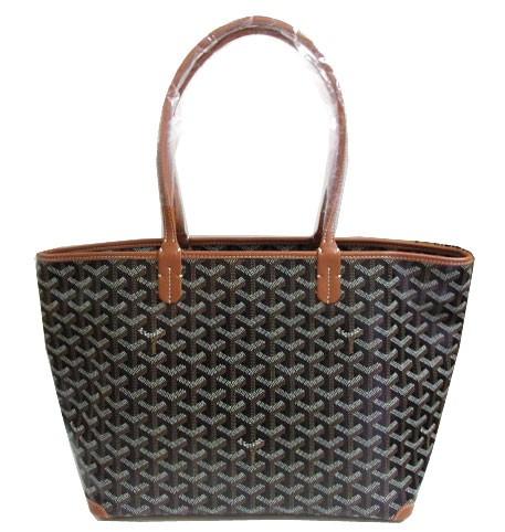 ゴヤールGOYARD アルトワ PM ナチュラル 黒 GY イエロー マーカージュ トート バッグ ショッパー リボン ラッピング G2020623