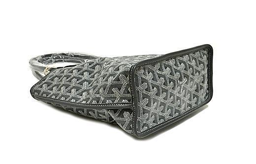 ゴヤールGOYARD 「アンジュ ミニ」 ANJOU MINI トート バッグ リバーシブル グリス ショッパー・リボンのラッピング G2020628