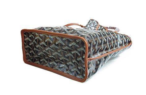 ゴヤールGOYARD  「アンジュ」 ANJOU MINI トート バッグ リバーシブル 黒×ナチュラル G2020631