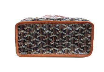 ゴヤールGOYARD  「アンジュ」 ANJOU MINI トート バッグ リバーシブル 黒×ナチュラル G2020631