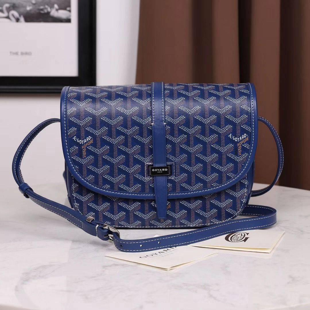 GOYARDゴヤール  ベルヴェデール2MM ショルダーバッグ ブルー系 SAC BELVEDELE 2 PM G2020662