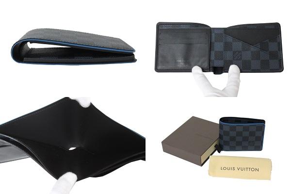 ルイ・ヴィトンLOUIS VUITTON   財布　ダミエ・コバルト　ポルトフォイユ・ミュルティプル　N63245