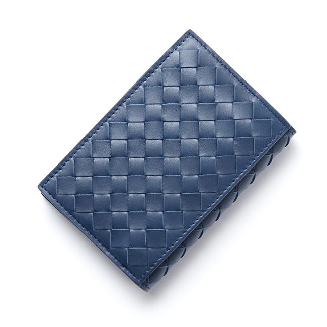 ボッテガヴェネタ BOTTEGA VENETA カードケース 名刺入れ VN パシフィック ブルー系 120701 v4651 4111 メンズ＆レディース