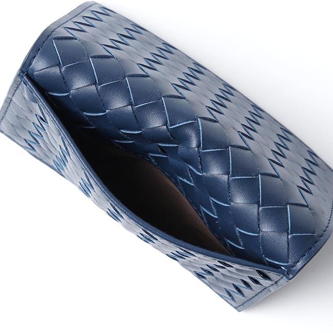 ボッテガヴェネタ BOTTEGA VENETA カードケース 名刺入れ VN パシフィック ブルー系 120701 v4651 4111 メンズ＆レディース