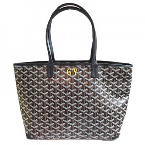 ゴヤール GOYARD  アルトワ PM 黒 GYイエロー マーカージュ入り トートバッグ ショッパー・リボンのラッピング G2020622
