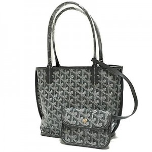 ゴヤールGOYARD 「アンジュ ミニ」 ANJOU MINI トート バッグ リバーシブル グリス ショッパー・リボンのラッピング G2020628