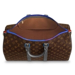 ルイヴィトン LOUIS VUITTON バッグ メンズ レディース ハンドバッグ キーポル・バンドリエール 45 モノグラム タイガ M43856