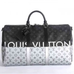 LOUIS VUITTON ルイヴィトン  限定　キーポル　バンドリエール50 　ボストンバッグ　ツートン　ブラックシルバー M43817​