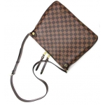 ルイ・ヴィトン ドゥオモ  ショルダーバッグ ダミエ レディース LOUIS VUITTON エベヌ ブラウン  N41425​