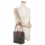 ゴヤール GOYARD アンジュミニ ANJOU MINI トートバッグ ブラック ナチュラル G2020611