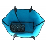 GOYARD ゴヤール サンルイ クレール・ヴォア PM ブルーターコイズ 水色 黒 ショッパー リボン ラッピング G2020618
