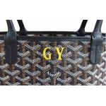 ゴヤール GOYARD  アルトワ PM 黒 GYイエロー マーカージュ入り トートバッグ ショッパー・リボンのラッピング G2020622