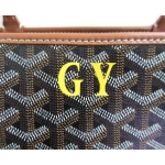 ゴヤールGOYARD アルトワ PM ナチュラル 黒 GY イエロー マーカージュ トート バッグ ショッパー リボン ラッピング G2020623