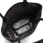 GOYARD ゴヤール  アンジュ ANJOU MINI トートバッグ リバーシブル 黒 ショッパー・リボン付き サンルイ G2020629