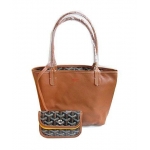 ゴヤールGOYARD  「アンジュ」 ANJOU MINI トート バッグ リバーシブル 黒×ナチュラル G2020631