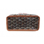 ゴヤールGOYARD  「アンジュ」 ANJOU MINI トート バッグ リバーシブル 黒×ナチュラル G2020631