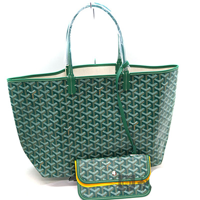 ゴヤールGOYARD  AMALOUISPM09　サンルイPM　コーティングキャンバス　グリーン系 G2020673