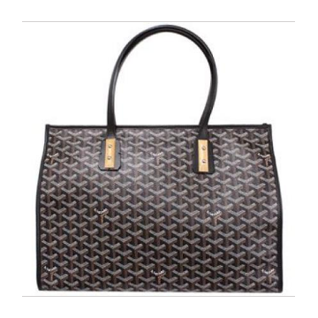 ゴヤール  goyard ゴマルキーズ　トートバッグ　PVC×カーフ ブラック ショルダーバッグ　ハンドバッグ G2020689