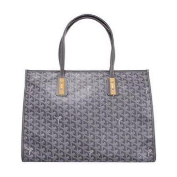 ゴヤール goyard ゴマルキーズ　トートバッグ　PVC×カーフ グレー ショルダーバッグ　ハンドバッグ G2020691