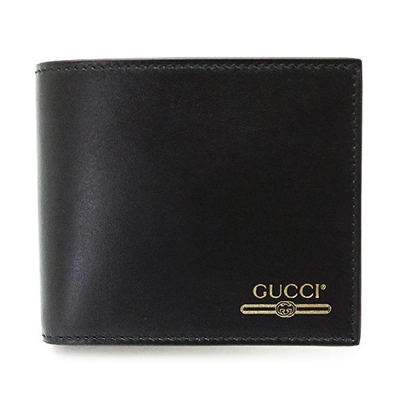 グッチ 財布 メンズ GUCCI 二つ折り GUCCI ロゴ レザー コインウォレット 財布 547586 0YA0G 1000