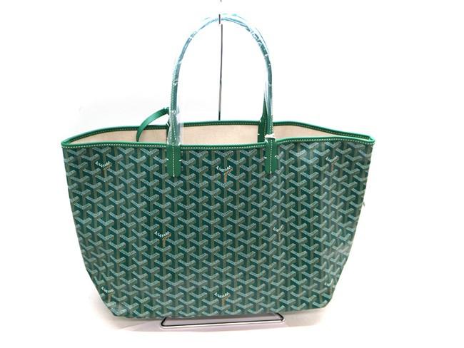 ゴヤールGOYARD  AMALOUISPM09　サンルイPM　コーティングキャンバス　グリーン系 G2020673