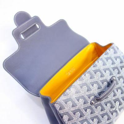 ゴヤール  サイゴン ミニ ハンドバッグ 2WAY ショルダー グレー レア ヘリンボーン レディース GOYARD SAIGON MINI G2020677