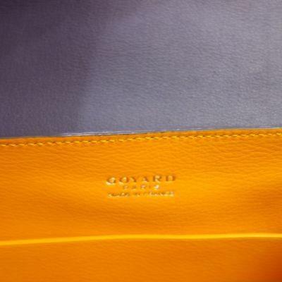 ゴヤール  サイゴン ミニ ハンドバッグ 2WAY ショルダー グレー レア ヘリンボーン レディース GOYARD SAIGON MINI G2020677