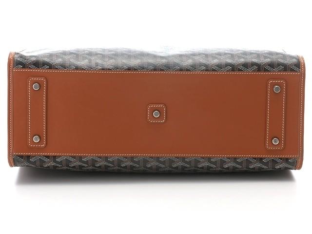 GOYARDゴヤール　ショルダーバッグ　マルキーズ　コーティングキャンバス　カーフ　ブラック/ブラウン G2020686