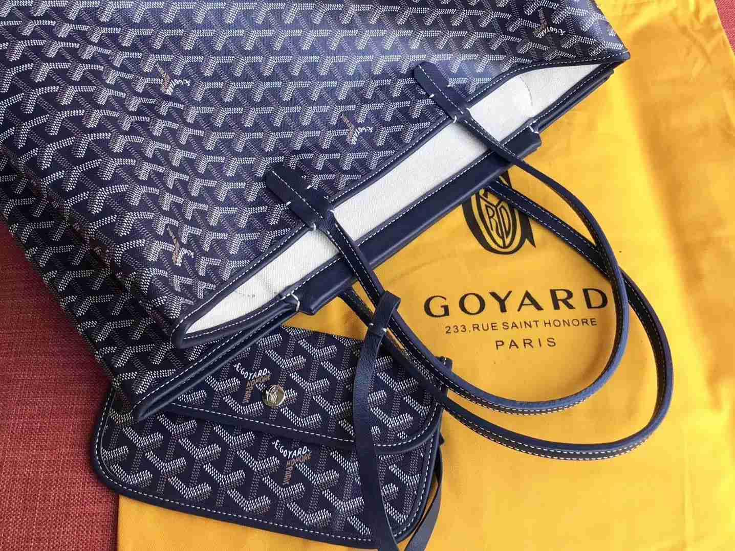 GOYARD ゴヤール ハンドバッグ ネイビー トートバッグ SAC ISABELLE PM MALINE G2020693