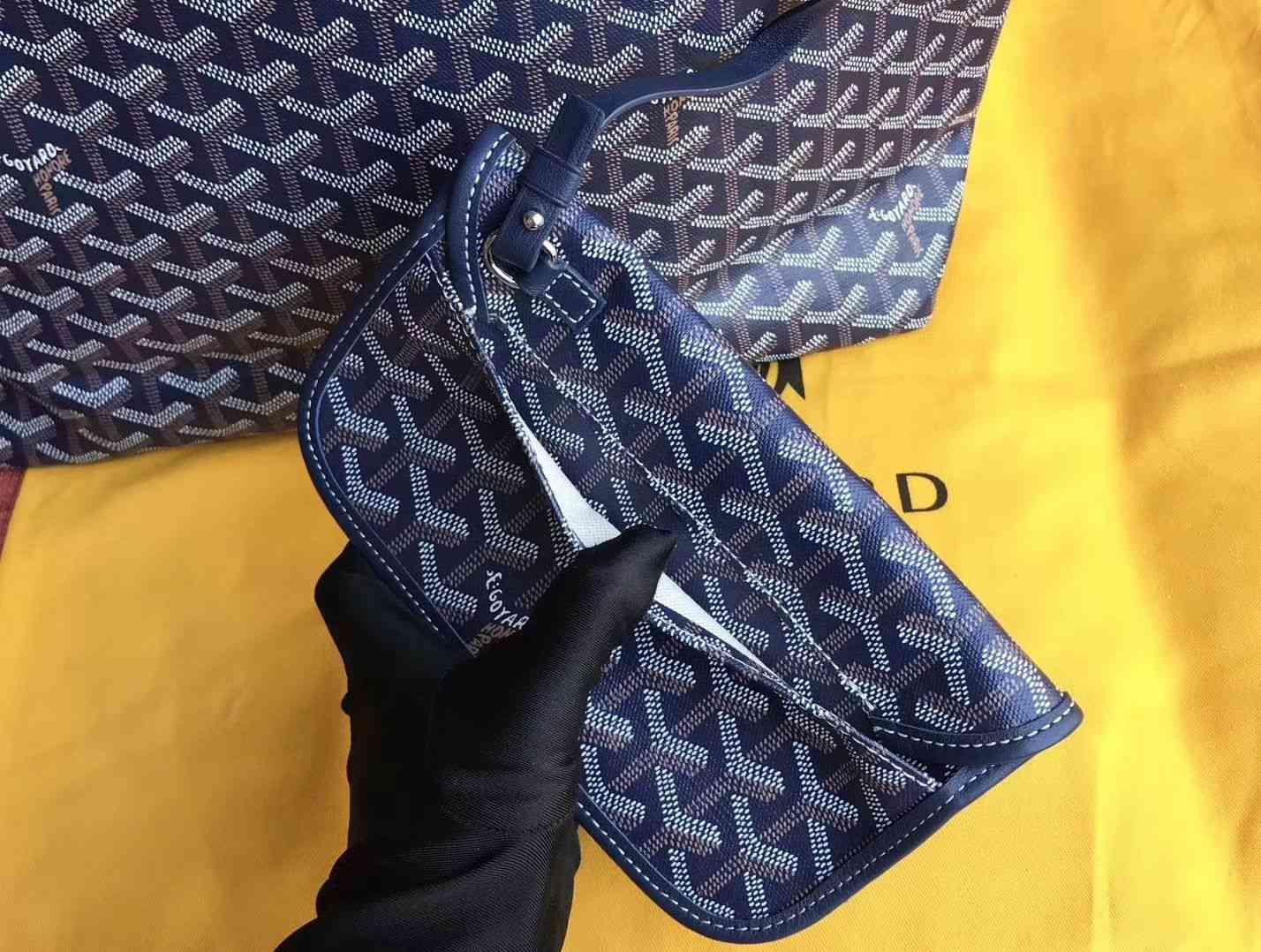 GOYARD ゴヤール ハンドバッグ ネイビー トートバッグ SAC ISABELLE PM MALINE G2020693