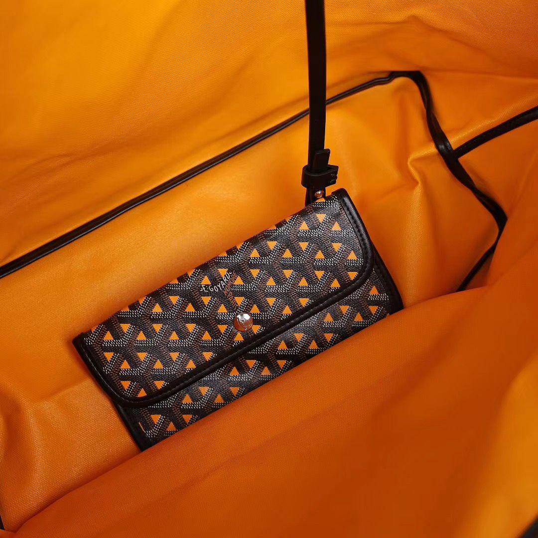 GOYARD ゴヤール  サンルイ クレール・ヴォア PM SAC SAINT LOUIS CLAIRE VOIE 黄 黒 ショッパー リボン ラッピング G2020884