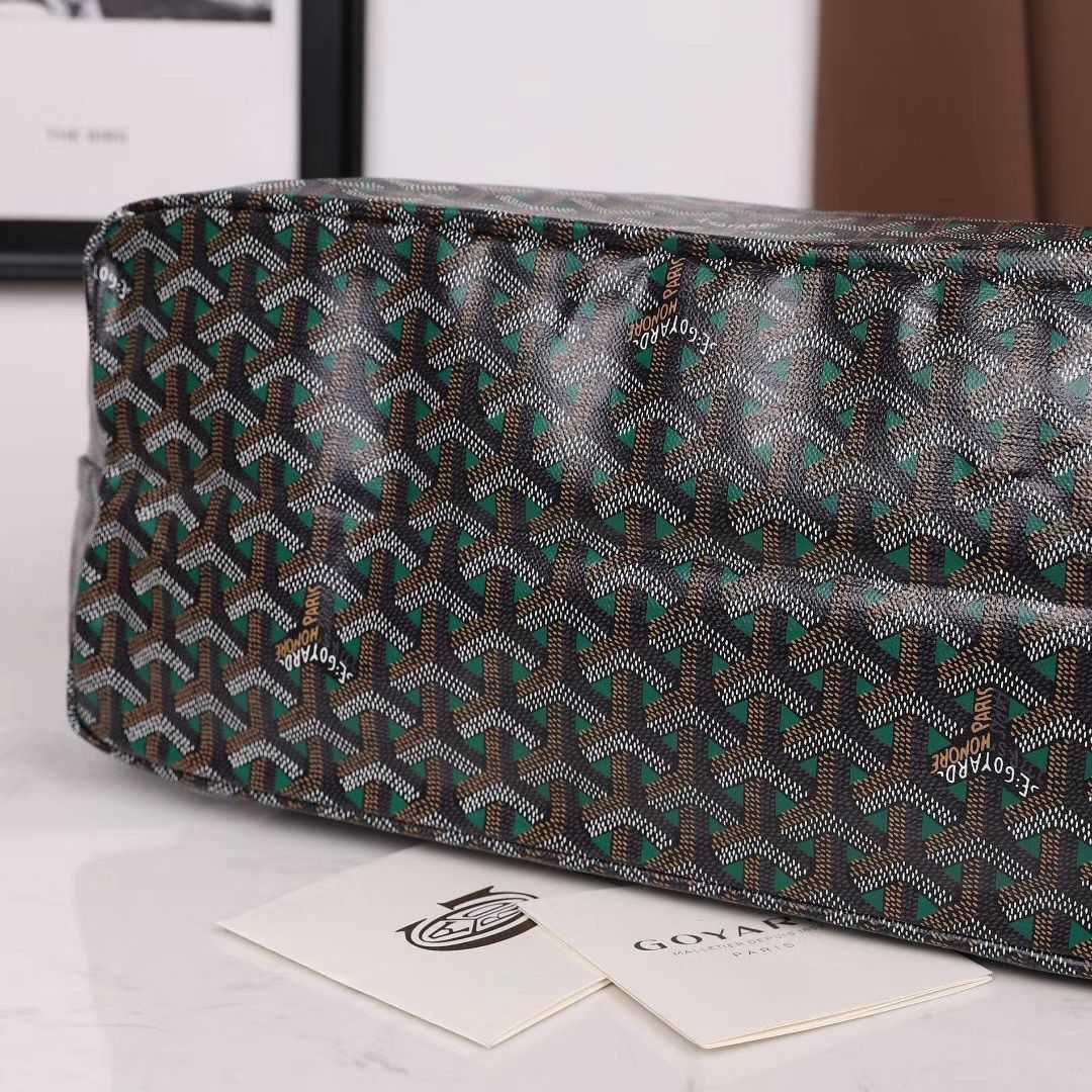 GOYARD  ゴヤール サンルイ クレール・ヴォア PM SAC SAINT LOUIS CLAIRE VOIE 緑 黒 ショッパー リボン ラッピング G2020883